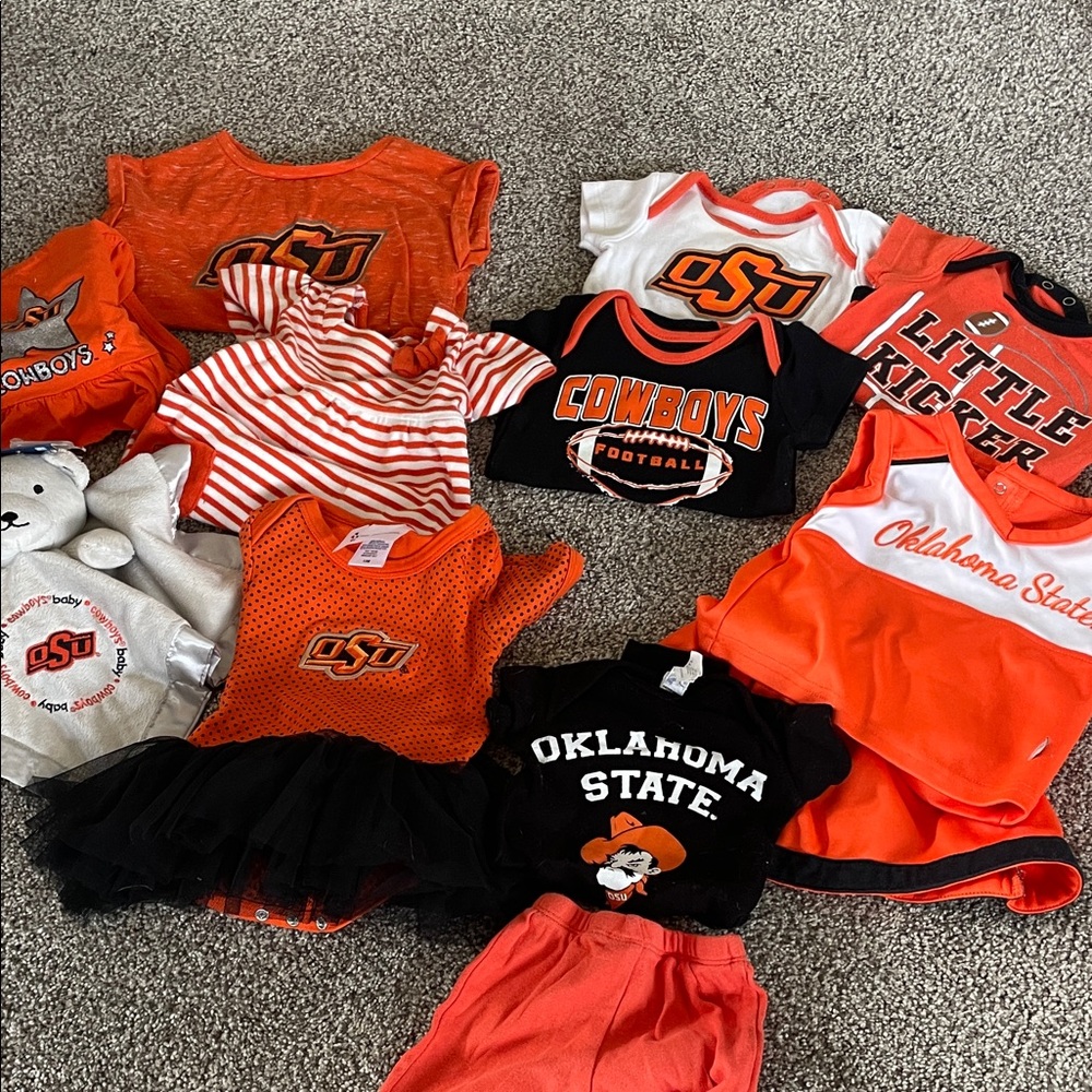 Oklahoma State Cowboys Baby Clothing Set